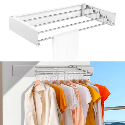 Wall-Mounted Foldable Drying Rack