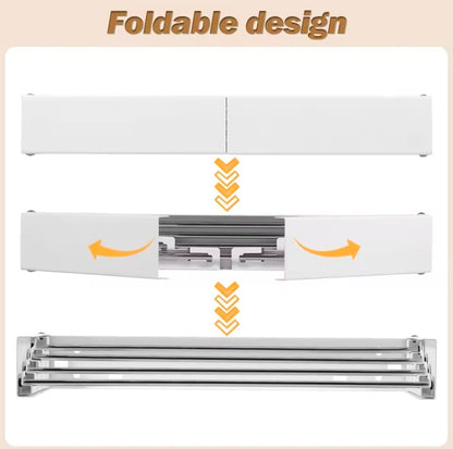 Wall-Mounted Foldable Drying Rack