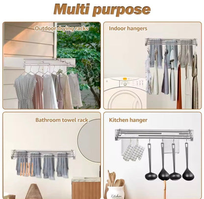 Wall-Mounted Foldable Drying Rack